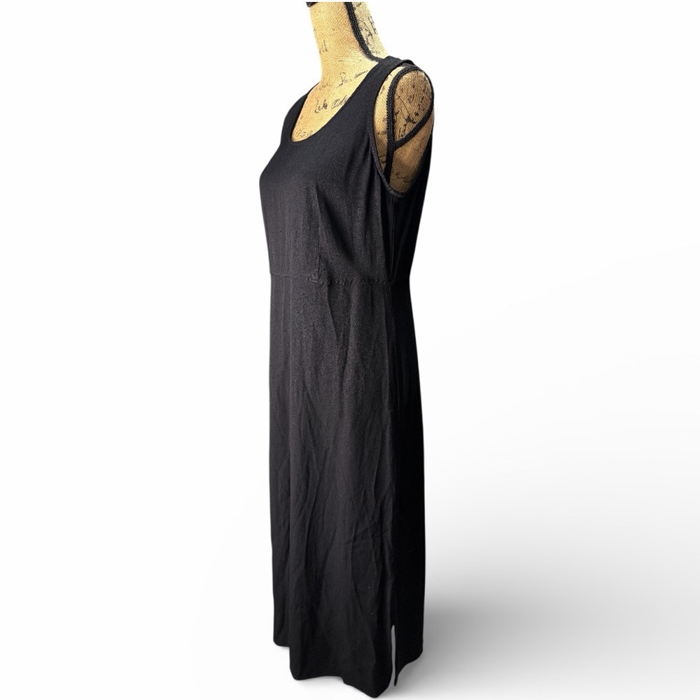Rabbit Rabbit Rabbit Classic Black Midi Dress. EC Size 16 - Picture 4 of 6